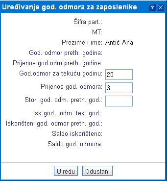 Godisnji Odmor